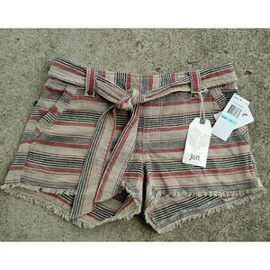 NWT Jolt linen raw hem shorts